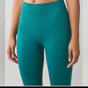 Lululemon Zoned In Tight Forage Teal